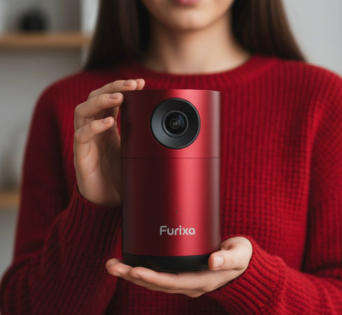 Monitor your pet with Furixa Smart Pet Camera. 360° AI motion tracking, 1080p HD night vision, two-way audio and instant mobile alerts. Premium pet monitoring camera.